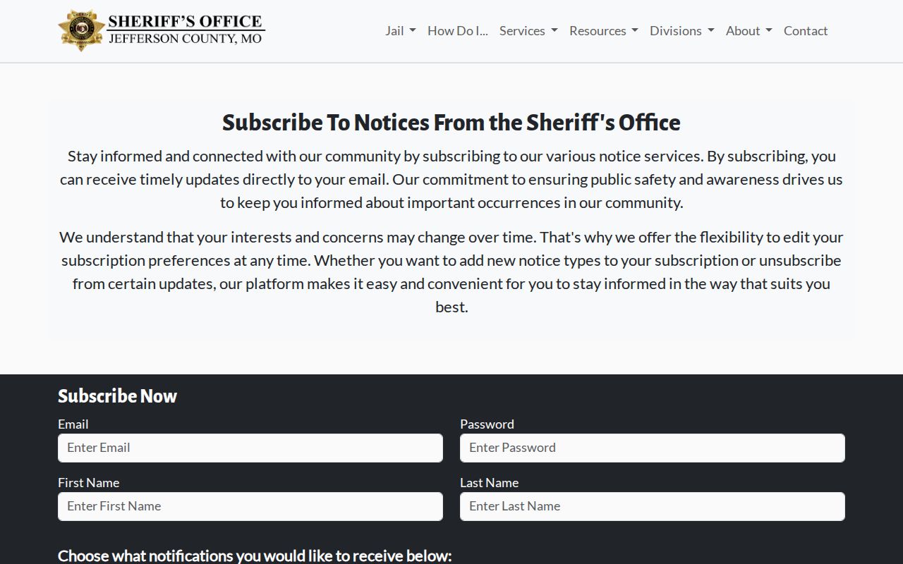 Jefferson County arrests last 24 hours JCSO subscription page