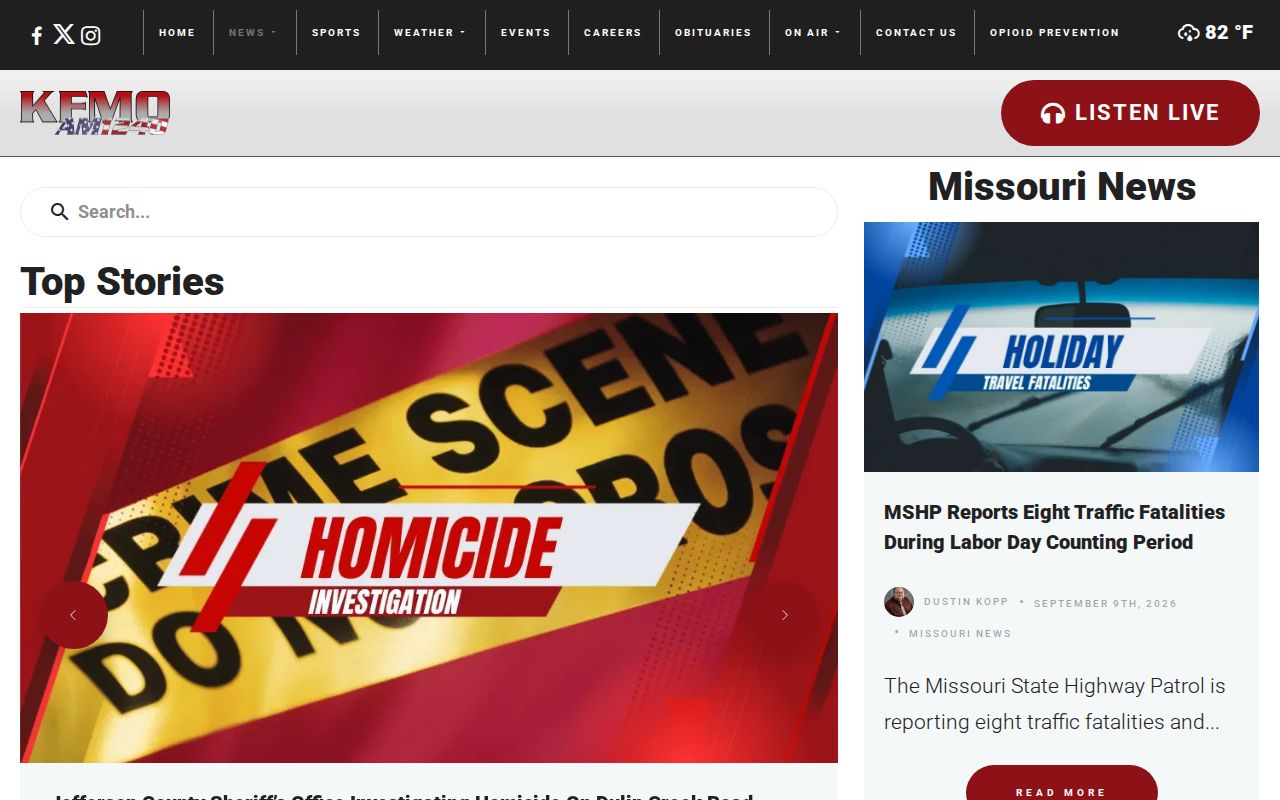 Jefferson County arrest news coverage on KFMO